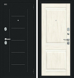 Товар Дверь Некст Kale Букле черное/Nordic Oak BR4543
