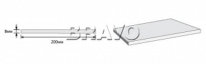 Товар Добор 2070x200x8 BRK1183