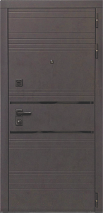 Товар Дверь ДвериПРО L-43 ФЛ-790 Velutto Grigio DPRO191187